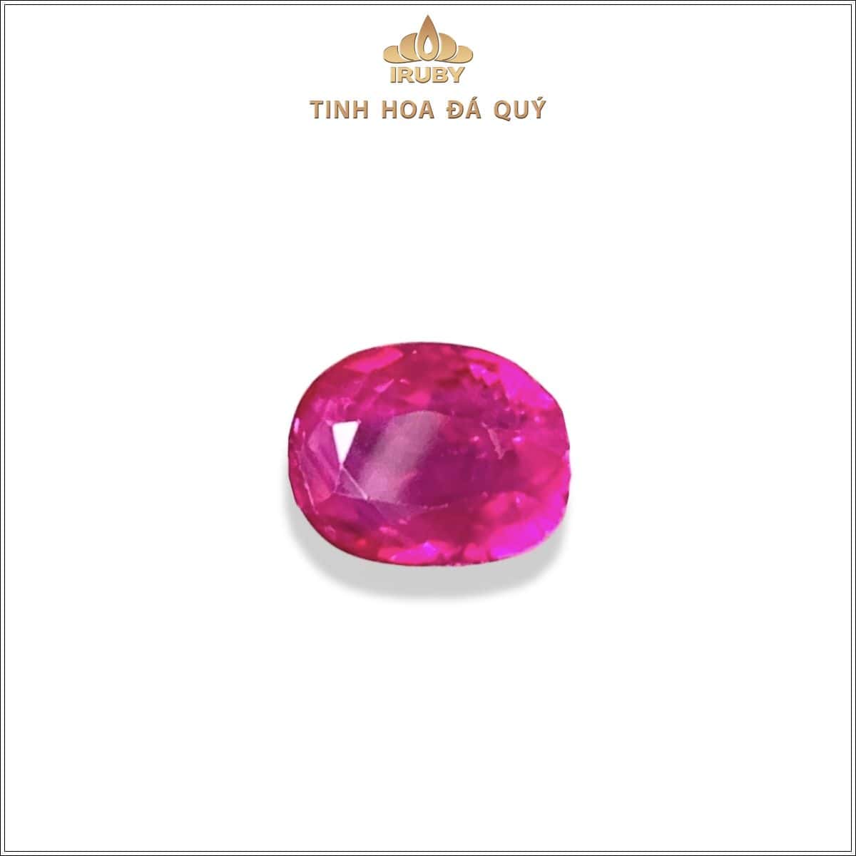 Đá Ruby facet đỏ hồng Lục Yên tự nhiên 100% 1,75ct – IRRFKG 2506175