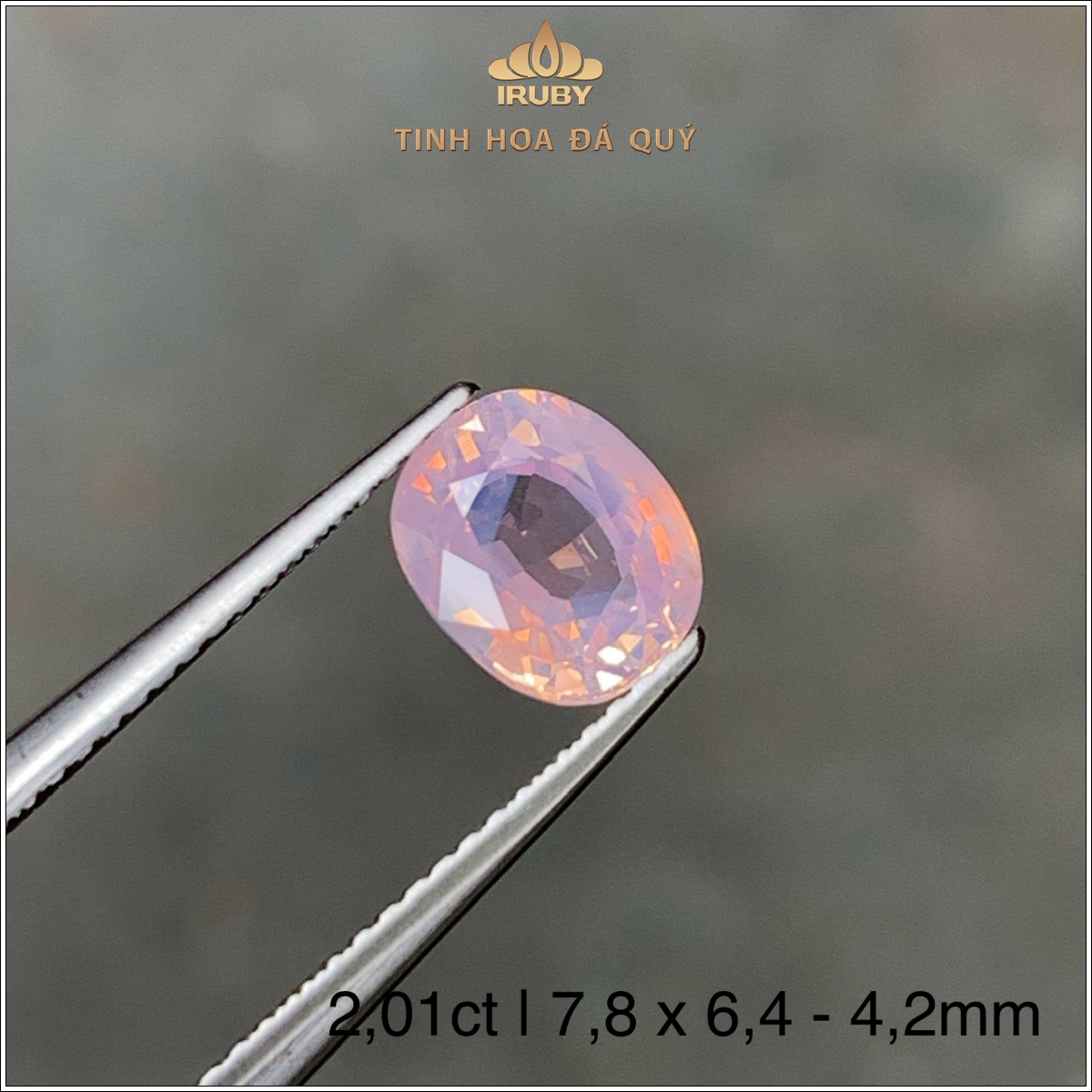 Đá Sapphire Lục Yên tự nhiên 100% 2,01ct - IRPSKG 25628201 Đá Sapphire Lục Yên tự nhiên 100% 2,01ct - IRPSKG 25628201