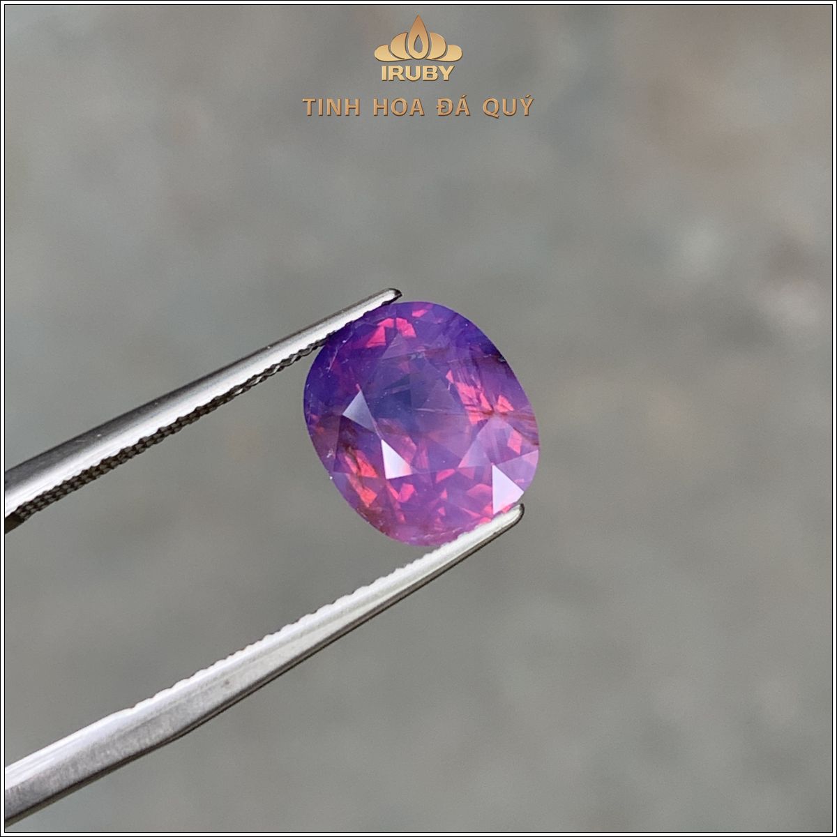 Đá Sapphire đa sắc Lục Yên tự nhiên 100% 4,62ct - IRPSKG 25635462 Đá Sapphire đa sắc Lục Yên tự nhiên 100% 4,62ct - IRPSKG 25635462