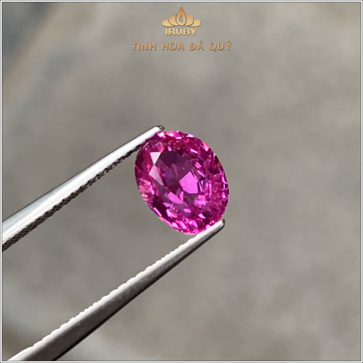 Đá Sapphire hồng Lục Yên tự nhiên 100% 2,23ct - IRPSKG 2506223 Đá Sapphire hồng Lục Yên tự nhiên 100% 2,23ct - IRPSKG 2506223