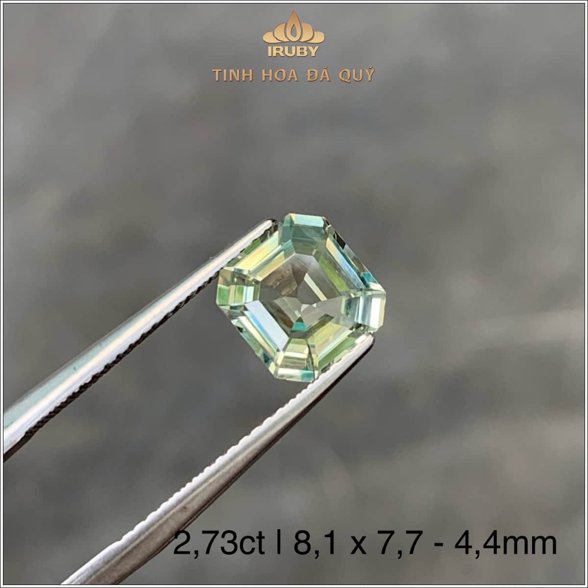 Đá Sapphire vàng tự nhiên 100% 2,73ct - IRYSKG 25621273 Đá Sapphire vàng tự nhiên 100% 2,73ct - IRYSKG 25621273