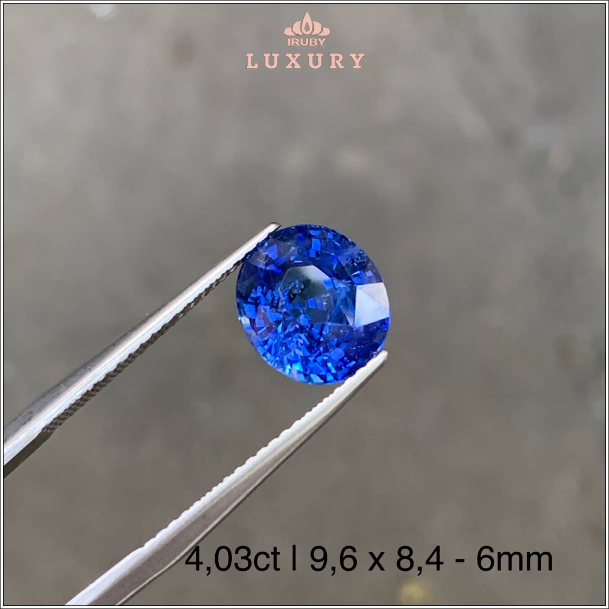 Đá Sapphire xanh lam cornflower Srilanka 4,03ct - IRBS 25678403 Đá Sapphire xanh lam cornflower Srilanka 4,03ct - IRBS 25678403