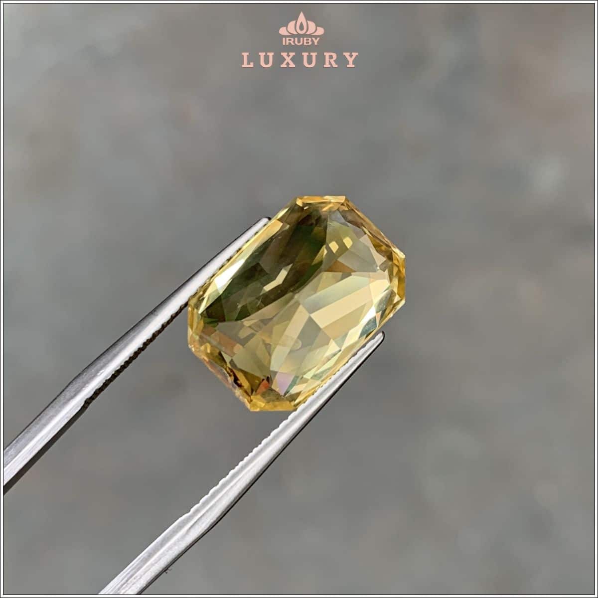 Sapphire golden yellow SriLanka natural 100% 13,7ct - IRYS 256199137 Sapphire golden yellow SriLanka natural 100% 13,7ct - IRYS 256199137