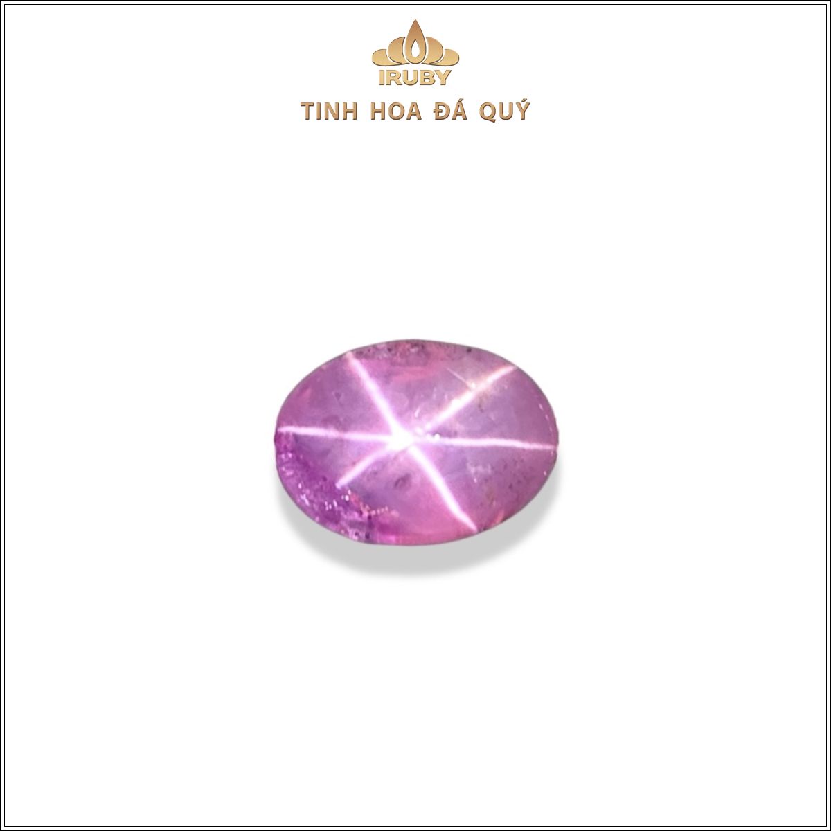 Đá Sapphire sao phớt hồng tự nhiên 100% 3,96ct – IRSS 25613396