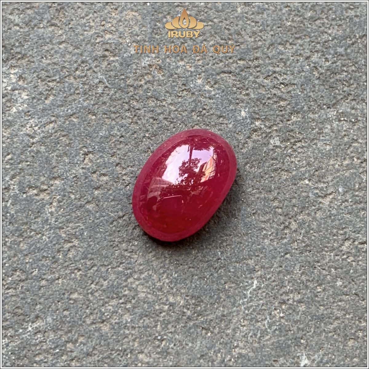Đá Ruby cabochon Lục Yên tự nhiên 100% 8,36ct - IRRC 25730836 Đá Ruby cabochon Lục Yên tự nhiên 100% 8,36ct - IRRC 25730836