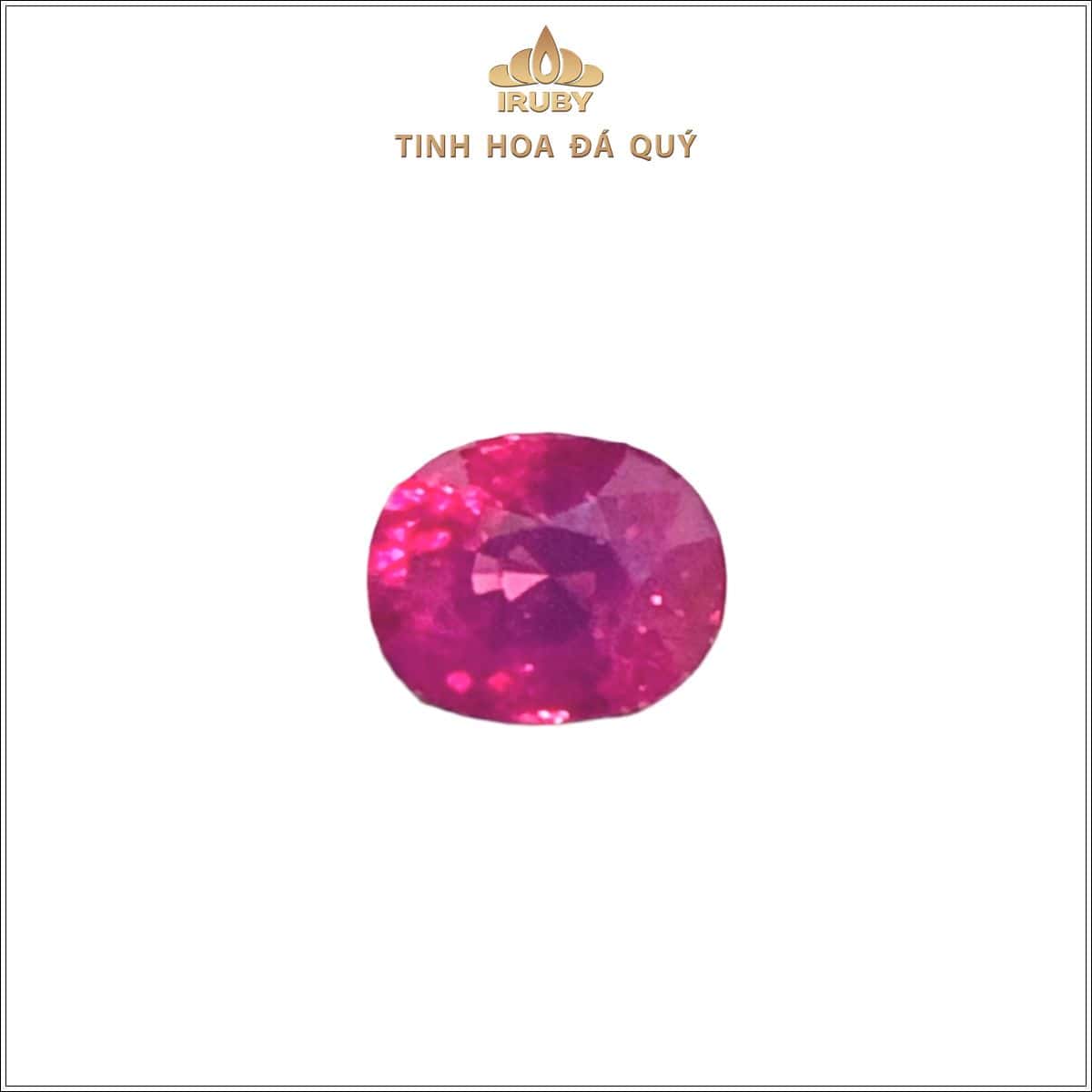 Đá Ruby facet Lục Yên tự nhiên 100% 0,84ct – IRRF 2504084
