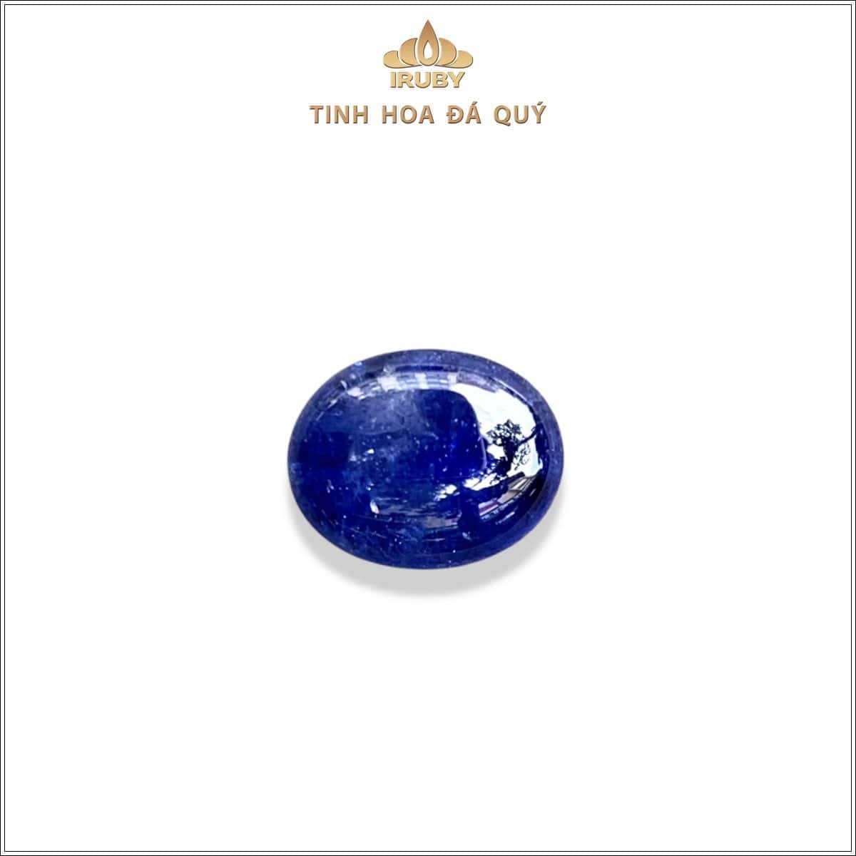 Đá Sapphire cabochon xanh lam SriLanka tự nhiên 100% 7,12ct – IRBS 25710712