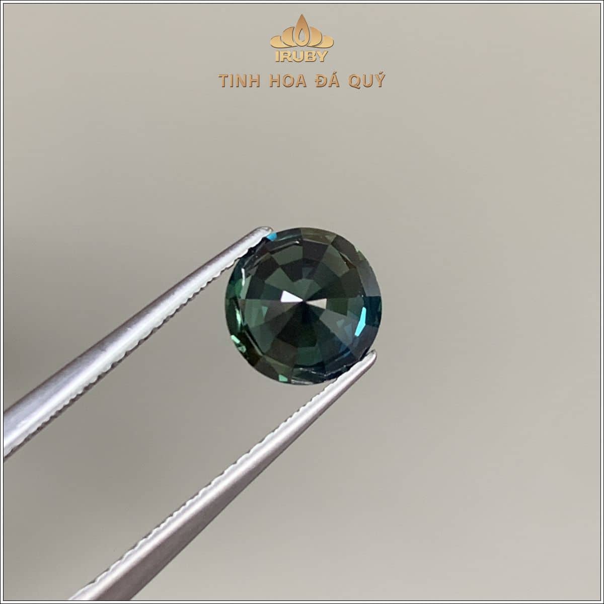 Đá Sapphire tròn xanh lục tự nhiên 100% 2,53ct - IRGS 25710253 Đá Sapphire tròn xanh lục tự nhiên 100% 2,53ct - IRGS 25710253