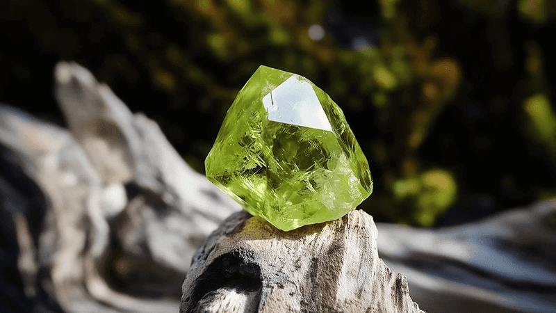 Peridot là loại đá thiên nhiên có thể hỗ trợ bản mệnh của nam Canh Thân giúp kích hoạt may mắn và tài lộc Peridot la loai da thien nhien co the ho tro ban menh cua nam Canh Than giup kich hoat may man va tai loc