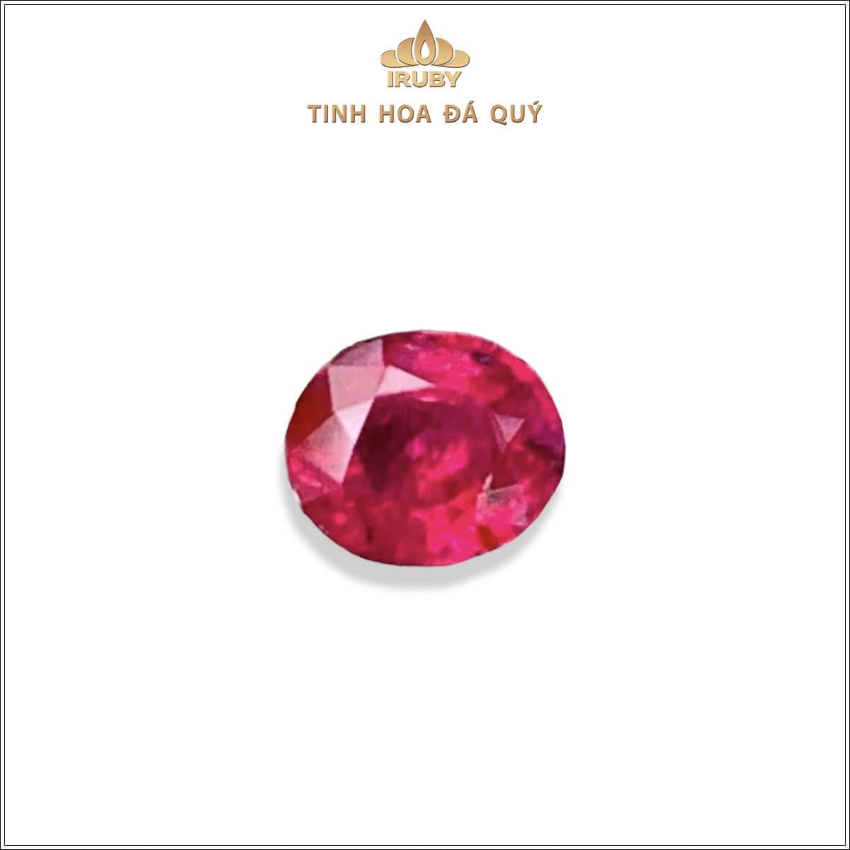 Đá Ruby facet đỏ Lục Yên tự nhiên 100% 0,72ct – IRRF20 2588072