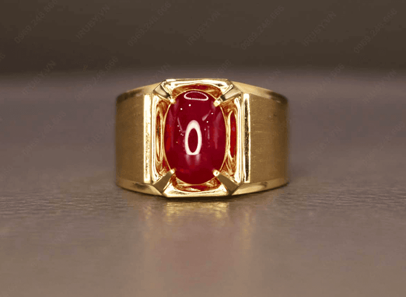 Nam Tân Sửu nên đeo nhẫn Ruby để tăng cường năng lượng Hỏa, giúp bảo vệ sức khỏe tim mạch tốt hơn Nam Tan Suu nen deo nhan Ruby de tang cuong nang luong Hoa, giup bao ve suc khoe tim mach tot hon